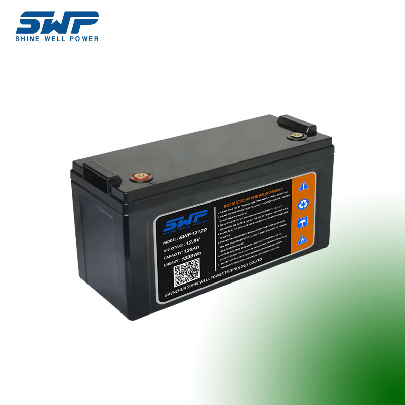 12.8V120Ah High-performance SLA Battery 6-10 Years Life 50A-100A Charging Current